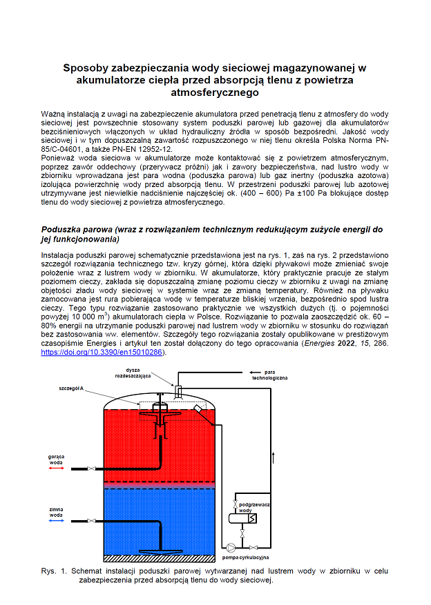 Poduszka Parowa i Azotowa